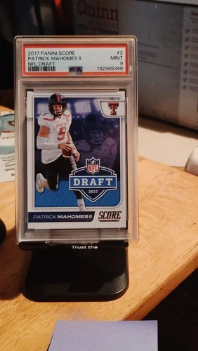 New ListingPanini 2017 Score Patrick Mahomes II #2 Rookie NFL  Black PSA 9 Card