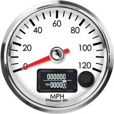 Speedhut R25-s1-leg 2-58 Gps Speedo 120 Mph