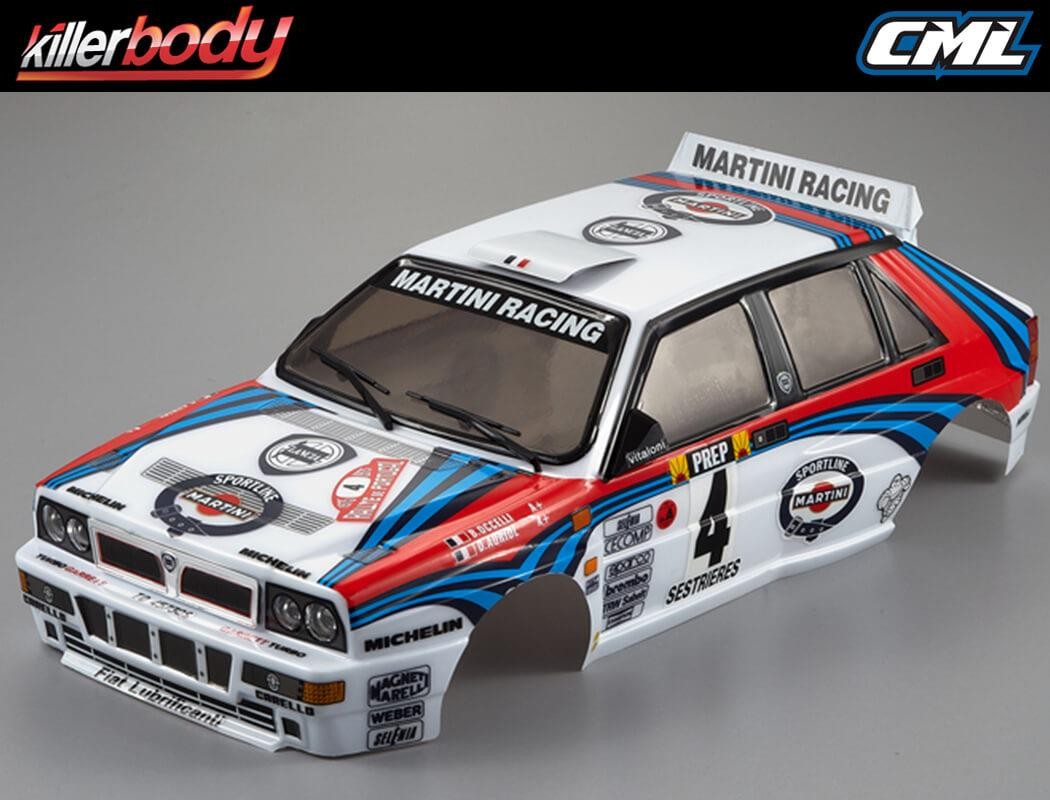 KILLERBODY 48248 LANCIA DELTA HF INTEGRALE 190MM FINISHED BODY RALLY