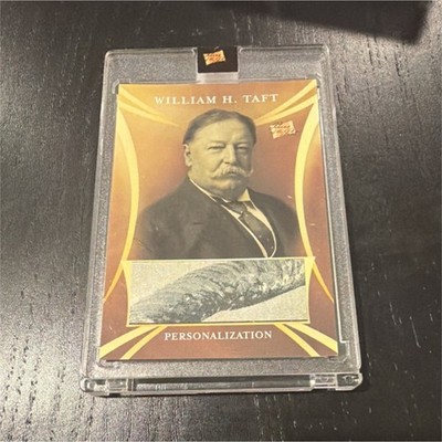Super Products 2023 Personalization William H. Taft Relic Serial #38/500 Card