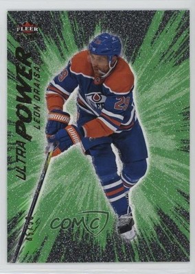 2024-25 Upper Deck Fleer Ultra Power Green Achievement 45/50 Leon Draisaitl uf7