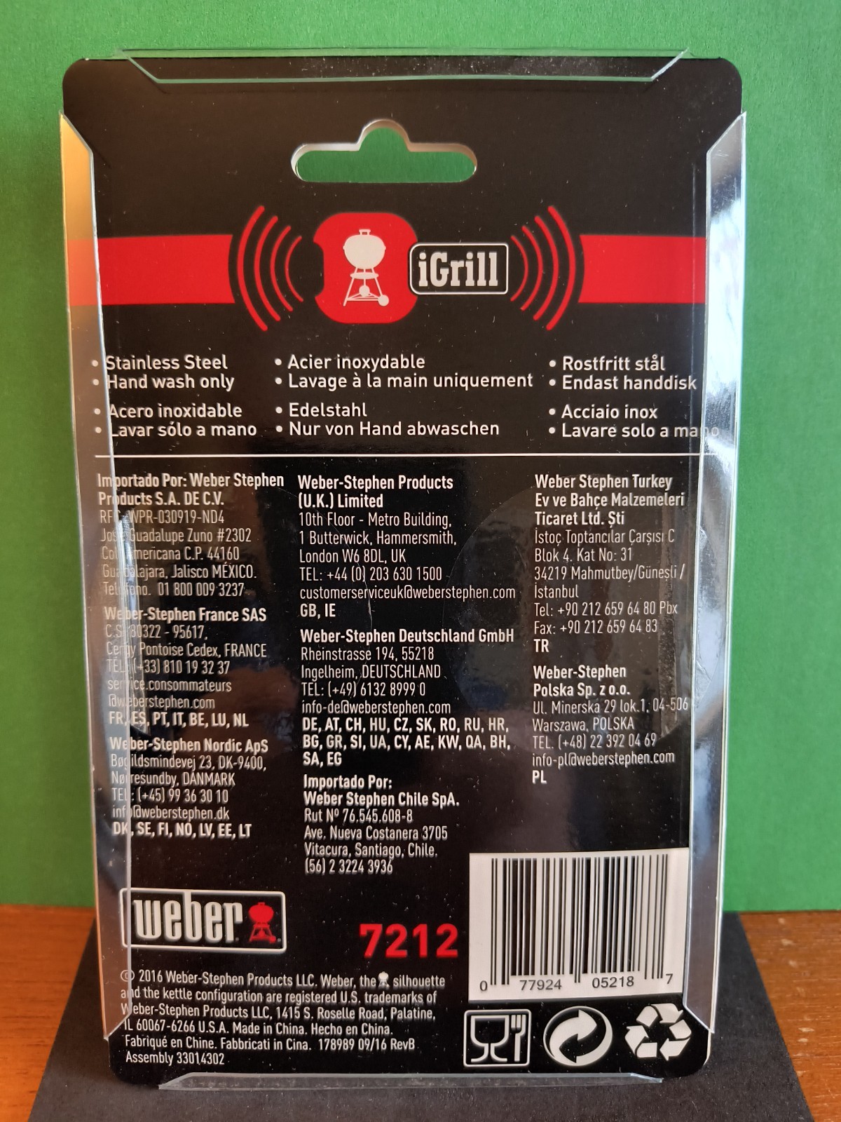 Weber iGrill Connect Thermometer #7212 Ambient Probe BBQ Grilling - NEW