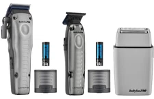 BaByliss PRO FXONE LO PRO GRAY Clipper Trimmer Shaver Matte Set - BRAND NEW