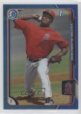 2015 Bowman Chrome Prospects Blue Refractor 48/150 Victor Alcantara #BCP128 1u6