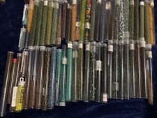 Glass Seed Bead Lot 50 Tubes Mix Colors