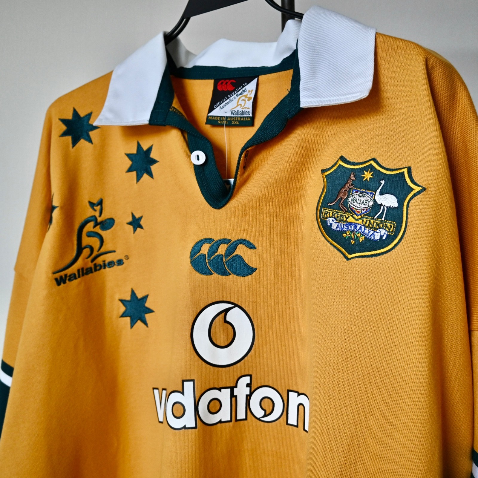 DEADSTOCK, Vintage 2003 Canterbury Australia Union rugby shirt, 3XL image 7