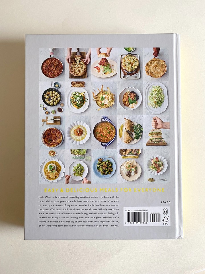 JAMIE OLIVER Veg: Easy & Delicious Meals for Everyone - Channel 4 book ...