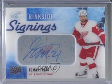 2015-16 Upper Deck Ice Rinkside Signings Tomas Tatar #RS-TT Auto xp6