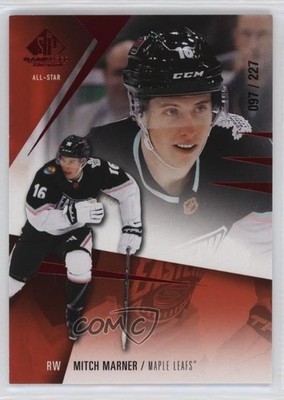 2023-24 Upper Deck SP Game Used Edition All-Stars Red /227 Mitch Marner #157 0b3