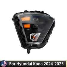 For 2024-2025 Hyundai Kona Right RH LED Headlight w/ Halogen Signal 92102-BE020