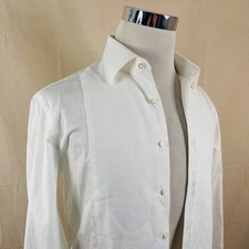 Charles Tyrwhitt 15.5 37 Extra Slim Fit Tuxedo Shirt White French Cuff Men