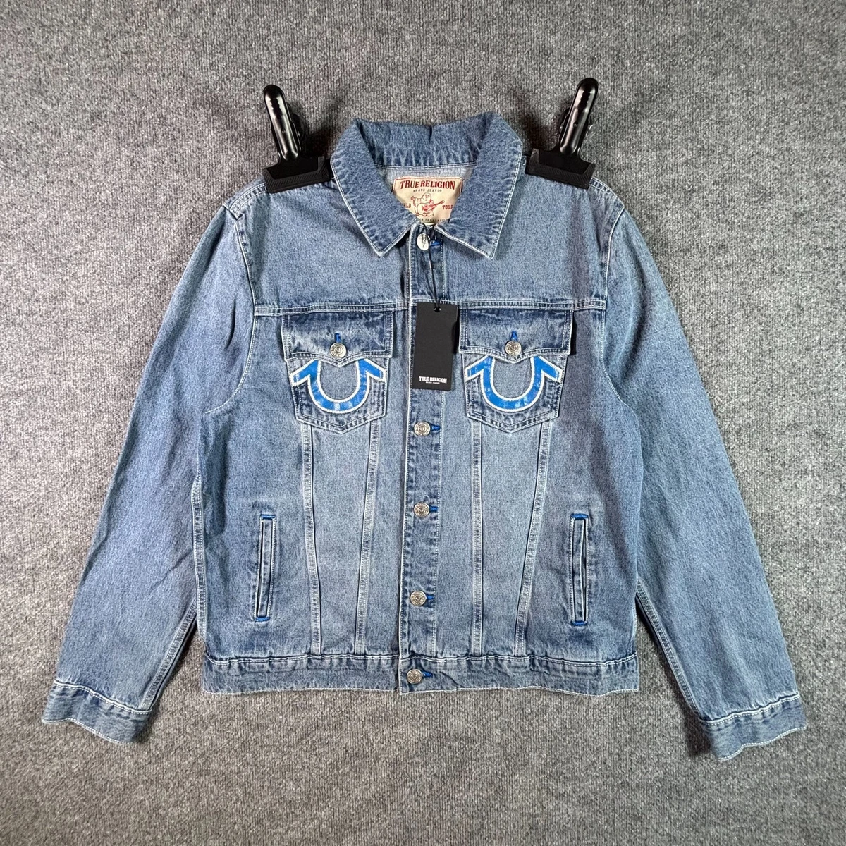 true religion jeans denim jacket products for sale | eBay