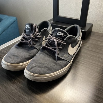 Nike SB Satire Canvas Men's Skater 555380 010 Shoes blue Size US 8.5