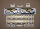 Decals for Suzuki GSXR 600 matte gold stickers set graphics gsx-r satin golden