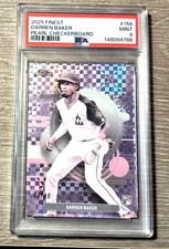 Darren Baker RC Pearl Checkerboard /40 2025 Topps Finest Nationals PSA 9