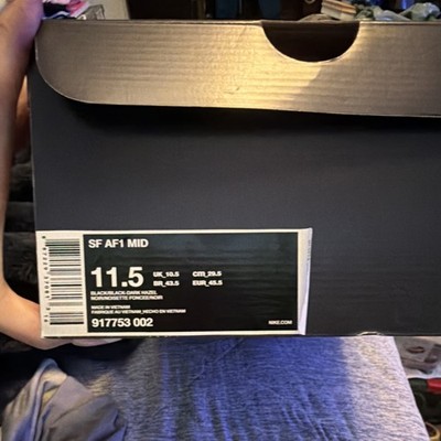 Nike SF AF1 MID Black Hazel Men's Mid Top Sneaker 917753-002 2017