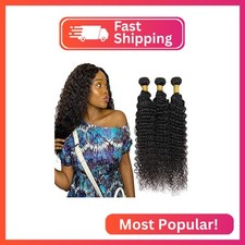  1B Bundles Human Hair Deep Wave Human Hair Bundles 24 26 28 Inch FuivJuix Unpro