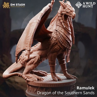 Ramulek, Dragon Monster, DM Stash, 3D Printed Miniature, D&D