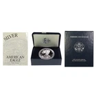 2001-W $1 1-oz Proof American Silver Eagle Box, OGP, &COA