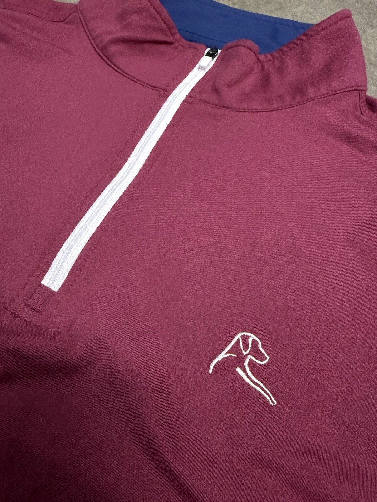 Rhoback Solid Performance Golf 1/4 Q-Zip Pullover… - image 4