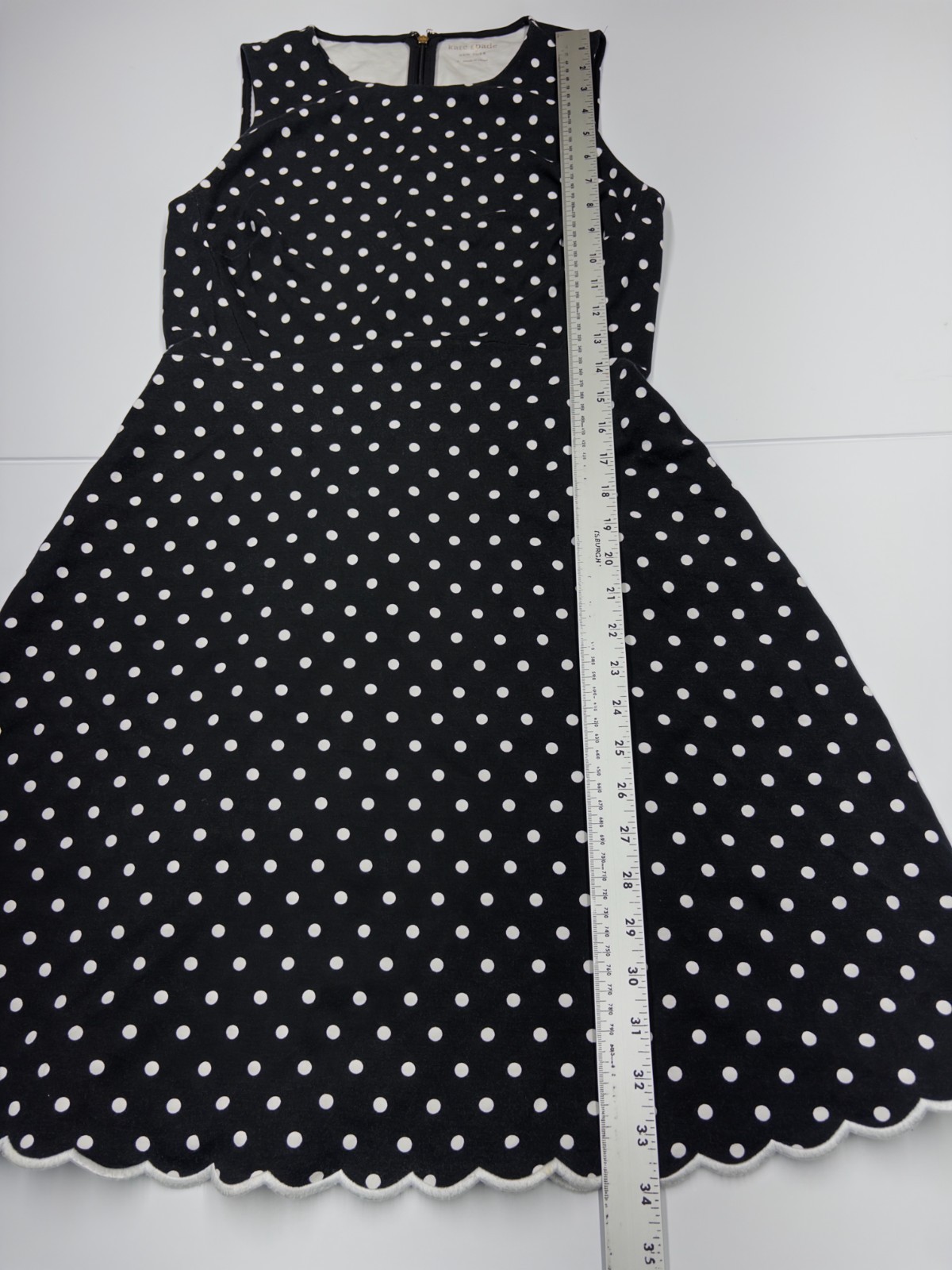 Kate Spade New York Women's Dress Polka Dot Ponte Fit Black - Size 4 thumbnail 12