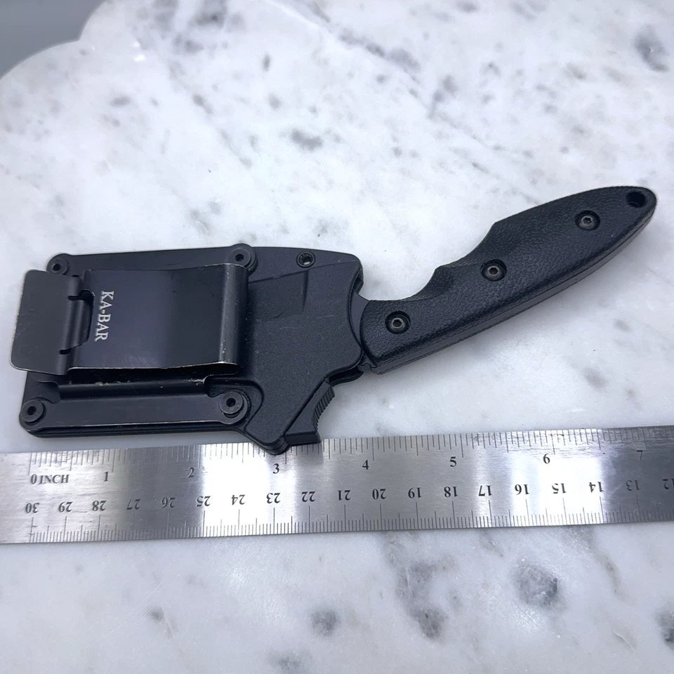 Cuchillo Plegable KA-BAR Hellfire 2486 Tanto Hoja de Acero Inoxidable Mango G10 EDC Foto 3 de 4