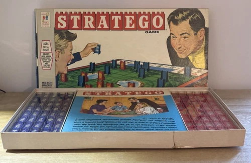 Vintage Stratego Board Game 1970 Milton Bradley 4916 War Strategy Games Complete
