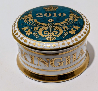 The Royal Collection English Fine Bone China Trinket Box 2010 Made in England