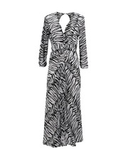 Rixo Rose Open Back Ruffled Maxi Dress In  Print Silk Women Multicolor S