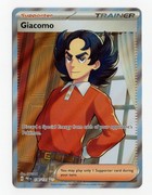 Pocket Scout - Giacomo Ultra Rare Full Art SV: Prismatic Evolutions 138/131 NM