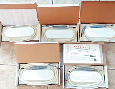 #ad Luxtec Fiber Optic Light Cables LOT OF 5 UNITS New Old Stock $456.00