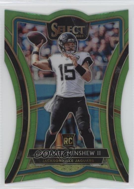 2019 Panini Select Neon Green Prizm /49 Gardner Minshew II #178 Rookie RC
