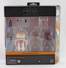 Star Wars  The Mandalorian R5-D4  BD-72 Pit Droids Black Series Box Figures
