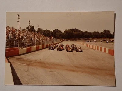 WINCHESTER SPEEDWAY 1980 USAC MIDGET RACING ACTION PHOTO - Image 1 of 2
