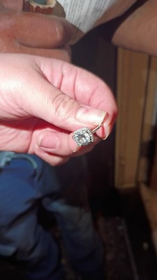 Pompeii3 1 Ct F/si1 Diamond Engagement Solitaire Ring - 14k White Gold