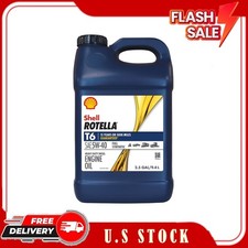 Shell Rotella T6 Full Synthetic 5w-40 Diesel Engine Oil 2.5 Gallon