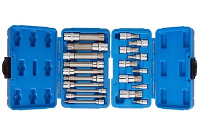 J&R Quality Tools 20pc XZN 12 Point MM Triple Square Spline Bit One Size 