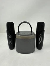 JYX D17 Mini Karaoke Machine for Kids with 2 Wireless Microphones
