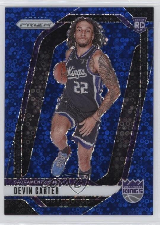 2024-25 Panini Prizm Fast Break Blue Prizm /150 Devin Carter #231 Rookie RC