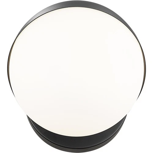 Z-Lite 7517-1S-MB Realm Sphere Wall Sconce Wall Light in Matte Black - Picture 4 of 8