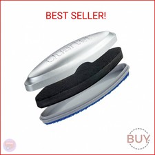 Quartet Glass Dry Erase White Board Eraser, Magnetic, Whiteboard Eraser, Silver