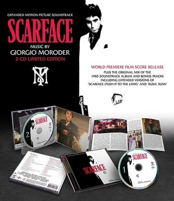 GIORGIO MORODER Scarface (Original Soundtrack) Expanded Edition (CD 2022) 