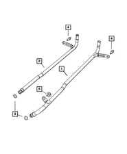 Genuine Mopar Coolant Inlet Tube 5038503AA