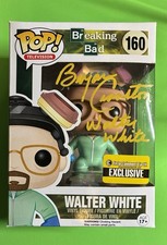Bryan Cranston signed Funko Walter White #160 SWAU Custom Pop Armor/Free Ship