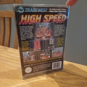 High Speed Worlds #1 Pinball Boxed Protector Manual PAL A NES-8H-UKV Nintendo