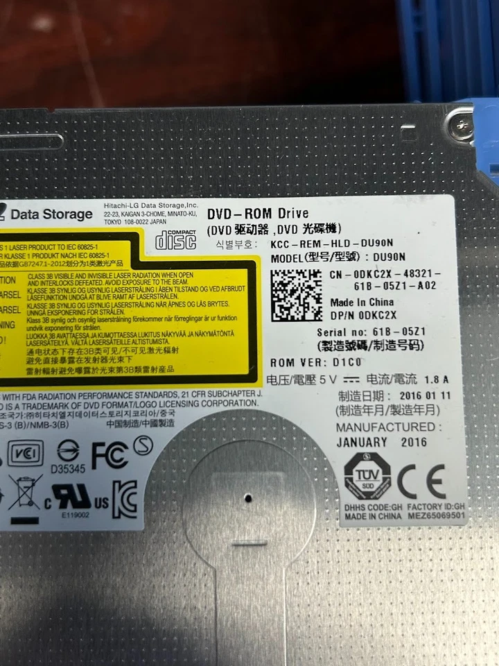 LOTE DE 30) UNIDADES ÓPTICAS SATA Dell tower/mt du90n/du-8a5lh #95 Foto 3 de 4