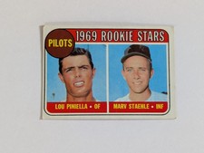 1969 Topps Lou Piniella Rookie Card # 394. rookie card picture