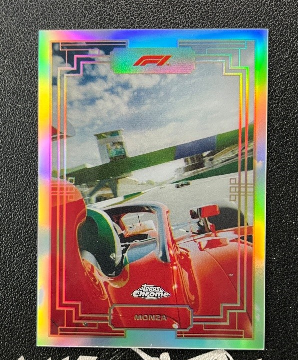 Monza 2022 Topps Chrome F1 Formula 1 Art Du Grand Prix Refractor #ADGP-MZ