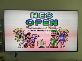 NES Open Tournament Golf (Nintendo NES) Authentic Cleaned Tested Working