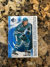 2024-25 Sp - Rookie Authentics Blue Parallel Will Smith💥San Jose Sharks #136